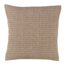 Image of Filled Cushion Or Cushion Cover Bruges Waffle Throw Appletree 4 Colour Choices