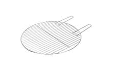 Image of Grill grate with 2 handles silver round 47cm grill grid accessories grill plate