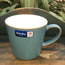 Image of DENBY Mug / Cup Azure Cascade Coffee Tea Soup Mug, Large - BRAND NEW!