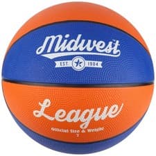 Image of Midwest League Basketball 7 Blue/Orange 7 Blue/Orange