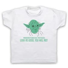 Image of 900 YEARS YODA UNOFFICIAL STAR WARS LOOK AS GOOD KIDS CHILDS T-SHIRT