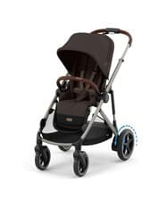 Image of BRAND NEW Cybex E Gazelle Pushchair with Seat in chocolate brown electric