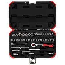 Image of Gedore RED Socket Wrench Set 1/4" 46 Pieces 4-14 mm