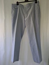 Image of RALPH LAUREN POLO MEN'S LT WEIGHT CHINOS CLASSIC FIT BLUE COTTON OXFORD W38 L32