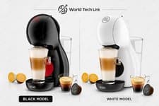 Image of Nescafe Dolce Gusto Piccolo XS Hot & Cold Coffee Machine Pod EDG210 Black/White