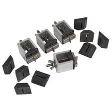 Image of Sealey Angle Welding Clamp Set 4pc Three Angles 60° 90° and 120° AK6806 