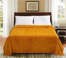 Image of Luxury Chunky Cord Ribbed Throw Blanket fluffy Super Soft King & Double