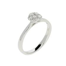 Image of 18ct White Gold Diamond Cluster Ring - 0.33ct