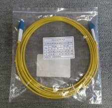 Image of New OM3 Multimode Duplex 50/125um LC To LC Yellow Fiber Optic 3M Patch Cable