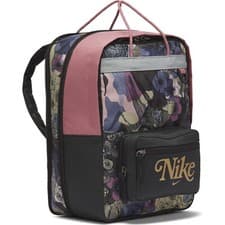 Image of NEW NIKE TANJUN BACKPACK CU8971-020 PINK BLACK FLORAL SMALL HERITAGE SCHOOL
