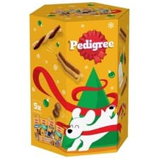 Image of Pedigree Christmas Dog Treats Gift Box Adult Mixed Present 575g