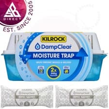 Image of Kilrock Kilrock Damp Moisture Trap Box Dehumidifier with 2x500g Refill Sachet
