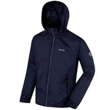 Image of Regatta Mens Lyle IV Waterproof Packaway Jacket Concealed Hood Full Zip Rain