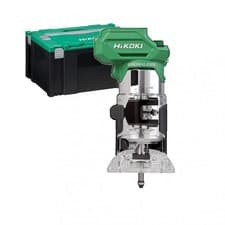 Image of HIKOKI M1808DAJ2Z 18V BRUSHLESS 1/4" ROUTER TRIMMER BODY IN CASE