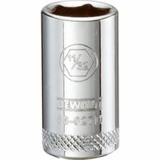 Image of 4 Pack - SAE Socket, Shallow, 6-Point, 11/32 In., 1/4 In. Drive - DWMT86027OSP