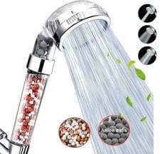 Image of 3 Functions High Pressure SPA Shower Head Water Saving Handheld Rainfall Bathroo