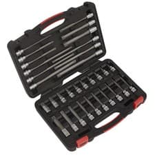 Image of Sealey AK89001 TRX-Star* Socket Bit Set 32pc 3/8"Sq Drive
