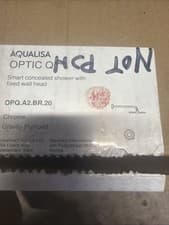 Image of Aqualisa Optic Q Smart Shower Concealed with Adj Ceiling Fixed Head Gravity Fed