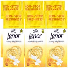 Image of 6 x Lenor In-Wash Scent Booster Beads Summer Breeze Fresh Laundry 155gm