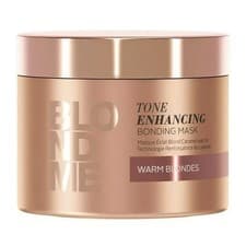 Image of 3x Schwarzkopf Blondme Tone Enhancing Bonding Mask - Warm Blondes 200ml