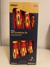 Image of Rolson Compact 6pc VDE Insulated Screwdriver Set