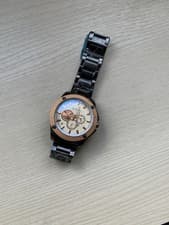 Image of Guess Men’s Watch D-206 Gold Black Chronograph Style – New Condition