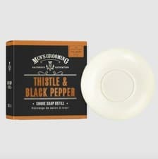 Image of Scottish Fine Soaps Mens Grooming Thistle & Black Pepper New Shave Soap Refill