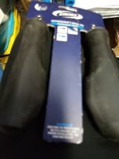 Image of BBB BHG-75 Intergrip Handlebar Bike Grips - Black / Black 130mm AnatomicGel Grip