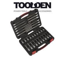 Image of Sealey AK89001 TRX-Star* Socket Bit Set 32pc 3/8"Sq Drive - Platinum Series