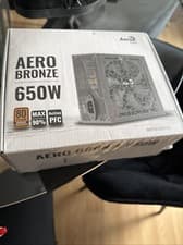 Image of Aerocool Aero Bronze 650W 80 Plus Bronze Non-Modular Power Supply