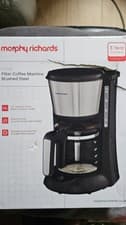 Image of Morphy Richards Equip Filter Coffee Machine Black/Brushed Steel