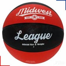 Image of Midwest League Basketball Official Ball Sizes 3, 5, 6 or 7