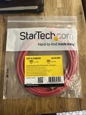 Image of StarTech.com 2m CAT6 Ethernet Cable - Red CAT 6 Gigabit Ethernet Wire -650MHz 10
