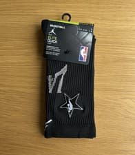 Image of Air Jordan Elite Quick Crew Socks NBA All-Star Weekend LA 2018 Black EU42-46