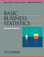Image of Basic Business Statistics by Dean P. Foster, Robert A. Stine,... - 9780387983547
