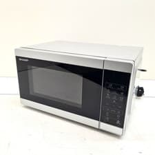 Image of Sharp 20L 800w Standard Microwave YC-MS02U-S - Ex Display Unboxed *Dents