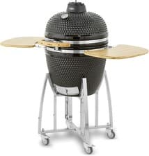 Image of Tower Kamado XL Ceramic Charcoal BBQ with Collapsible Wooden Shelves