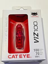 Image of CatEye Bicycle Cycle Bike VIZ 100 Rear Bike Light USB-C
