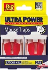 Image of The Big Cheese Ultra Power Mouse Trap Twin Pack - Mouse Killer Mouse Traps White