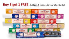 Image of Satya Incense Stick 15g Genuine BNG & Original Satya buy 3 get 1 FREE Nag Champa