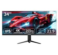 Image of Gawfolk 34-inch UWQHD Gaming Monitor 165hz 3440x1440p 1ms HDMI DP IPS