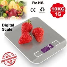 Image of 10kg Digital Kitchen Scales LCD Food Weight Balance Postal Electronic Scale UK