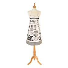 Image of PVC/Oilcloth Apron Ulster Weavers Baking 100% Cotton Beige