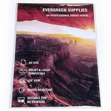 Image of 50 Sheets A4 Photo Paper Card 120 gsm Double Sided Glossy High Quality Printing