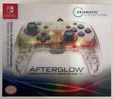 Image of PDP Nintendo Switch Afterglow Wired Controller - Clear/RGB Brand new