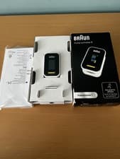 Image of Braun Pulse Oximeter 1, Accurate Blood Oxygen Finger Monitor Clinically Validate