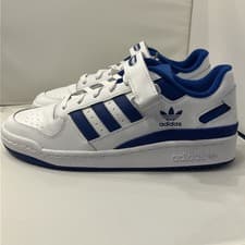 Image of NWT Adidas Originals Forum 84 low Men’s Uk 10 US 10.5 White & blue high rivalry