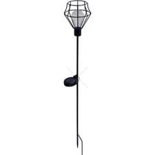 Image of Luxform Lighting Solar Metal Wire Stake LED Light Pentagon