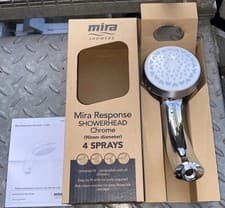 Image of Mira Response 4 Spray CHROME Shower Head  - 2.1605.106/EBAY’s CHEAPEST - £24.32