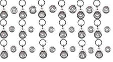 Image of Dog Love Keyring And Badge Swivel Style